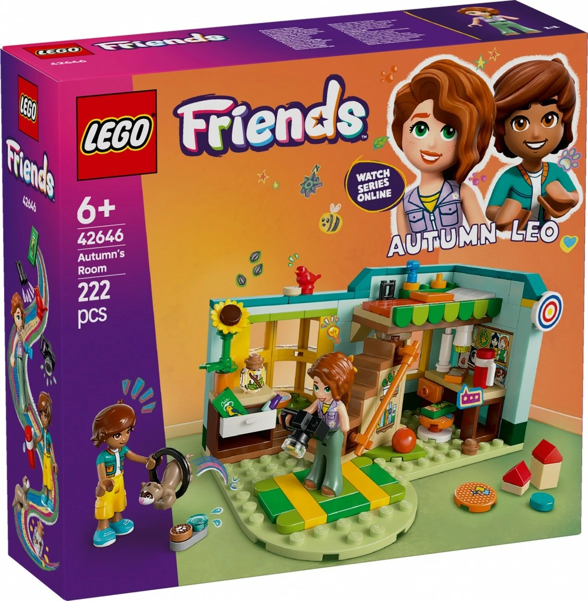 Gradbeni set Autumn Room LEGO Friends 42646, 222 kosov