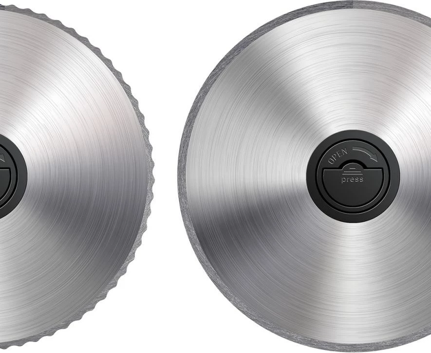 Električni narezovalnik za meso ELDOM SNIP, kovinski, z 2 rezili