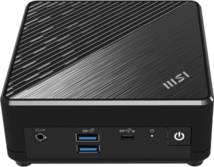 Računalniško ohišje MSI Cubi N ADL S-078EU, Intel N100, 4GB RAM, 128GB SSD, WiFi, Bluetooth, črno