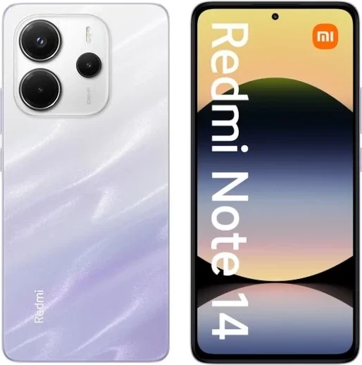 Pametni telefon 6,67", 8+256 GB, vijoličen Xiaomi Redmi Note 14