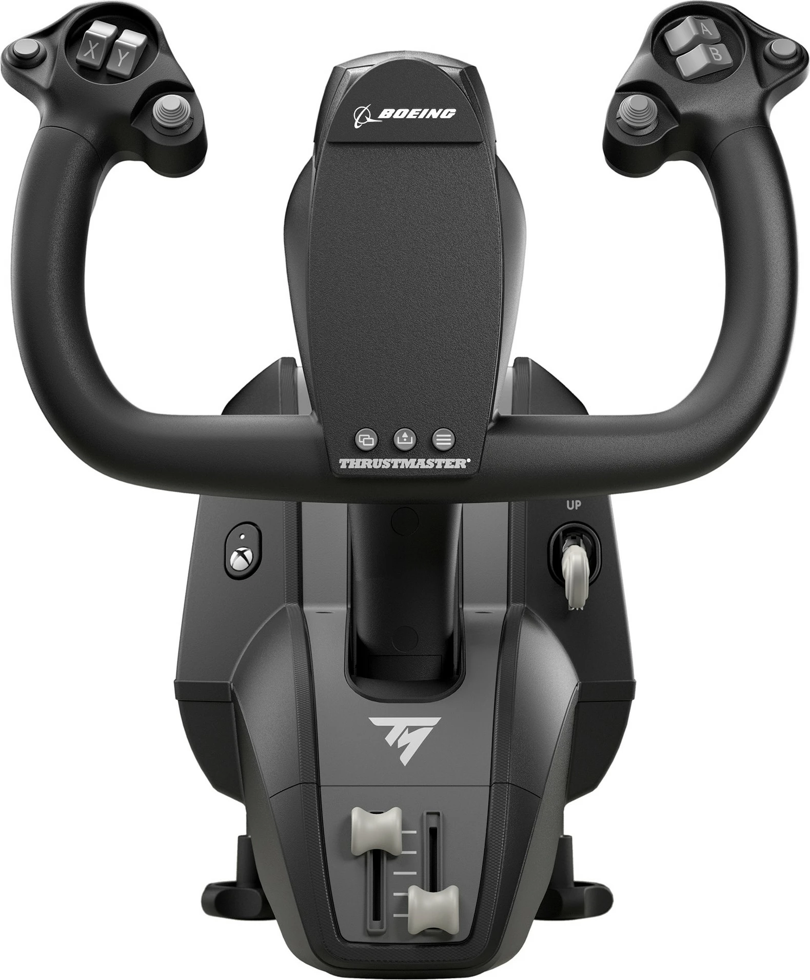 Profesionalni yoke in ročica za plin Thrustmaster TCA Boeing Edition, z vmesnikom, črno/siv