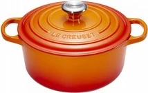 Litoželezna posoda 4,2 L Le Creuset 21177240902430, oranžna