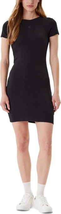 Obleka Calvin Klein Jeans, ženska, črna