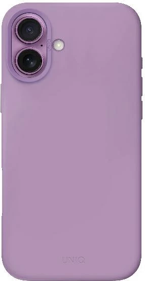 Ovitek za iPhone 16 UNIQ Lino Hue MagClick, rožnat