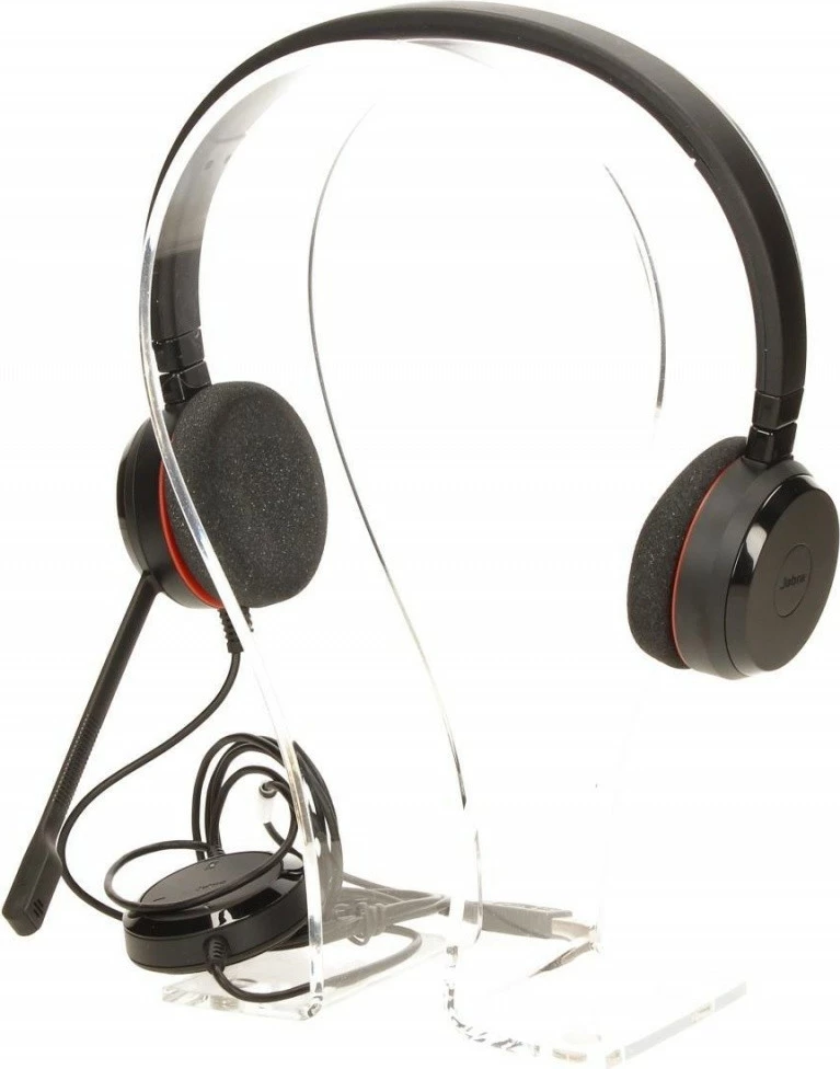 Slušalke z mikrofonom Jabra Evolve 20 Duo, USB, črne