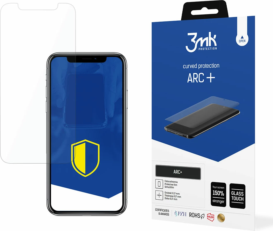Zaščitna folija za zaslon za iPhone X/XS/11 Pro, 3mk Protection, TPU, prozorna