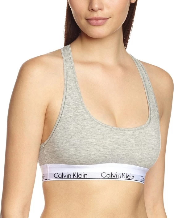 Modrček za ženske Calvin Klein Underwear, siva