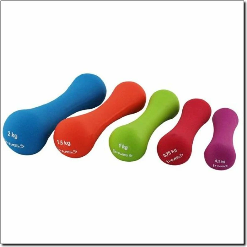 Utež z neopren prevleko 0,5 kg Yakimasport za trening