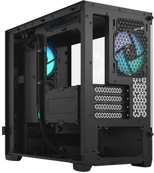 Računalniško ohišje Fractal Design Pop Mini Air RGB, Mini Tower, Micro ATX/Mini ITX, črno, kaljeno steklo