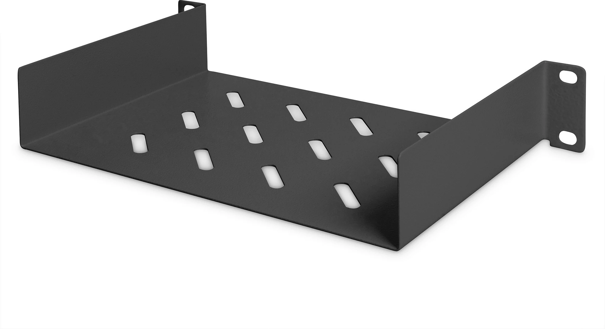 Polica za omaro Digitus 1U 10 palcev, črna