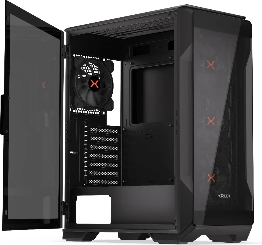 Ohišje KRUX HEKO (KRXD001), črno