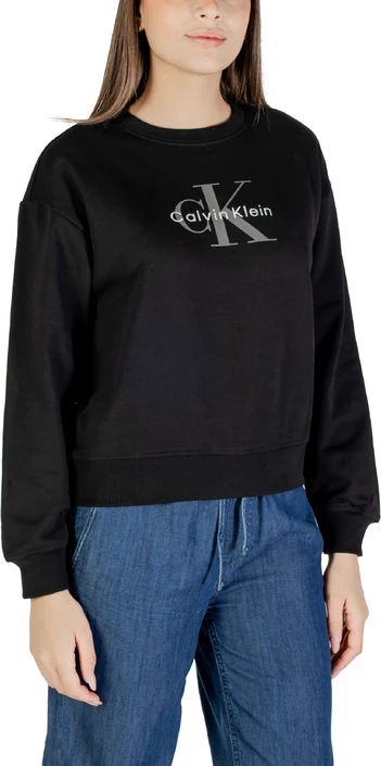 Pulover za ženske Calvin Klein Jeans, črn