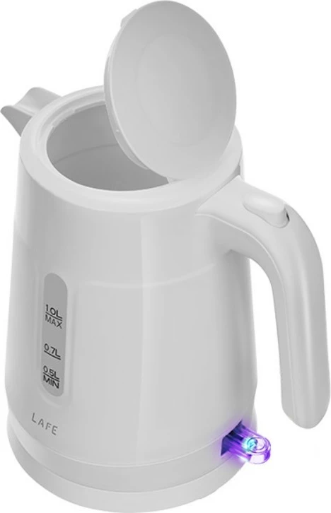 Električni kuhalnik vode 1 L, 1500 W, plastika, bel — Lafe Essential S LAFCZA47544