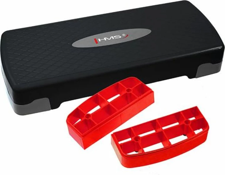 Step za aerobiko, črn — HMS