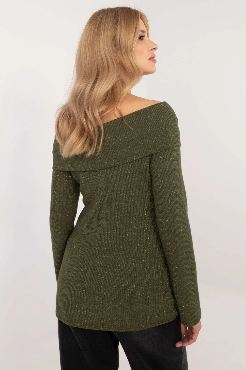 Pletenina Italy Moda 202748, zelena