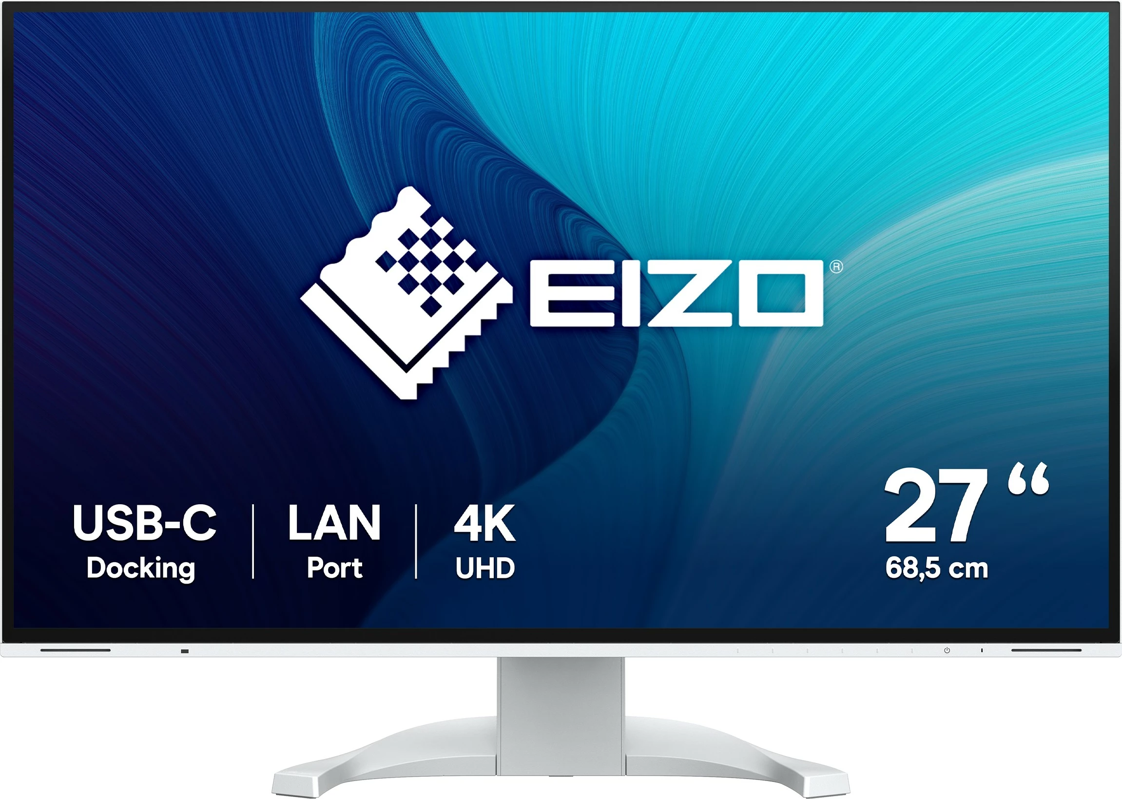 Monitor 27", 4K Ultra HD, bel Eizo FlexScan EV2740X
