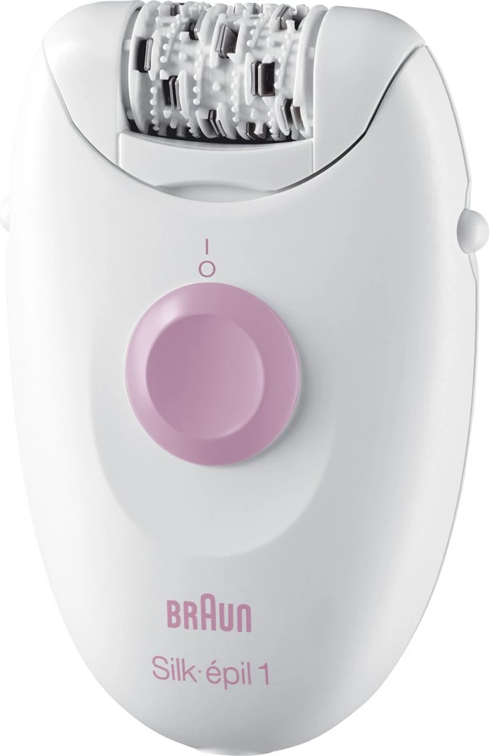 Epilator za učinkovito odstranjevanje dlak Braun Silk-épil 1 SE1-000, bel