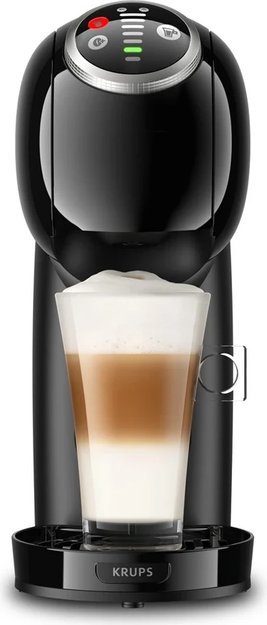 Kavni aparat Krups Genio 2 KP3408, polavtomatski, 0,8 L, črn