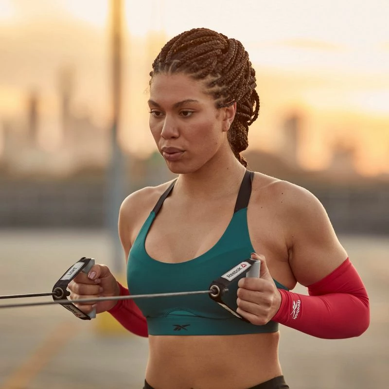 Trakovi za kompresijo Reebok, rdeči Trakovi za kompresijo Reebok, rdeči