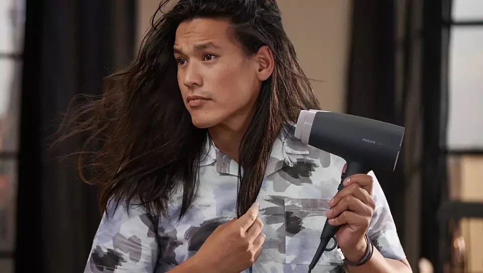 Sušilnik za lase Philips BHD351/10, 2100 W, črn