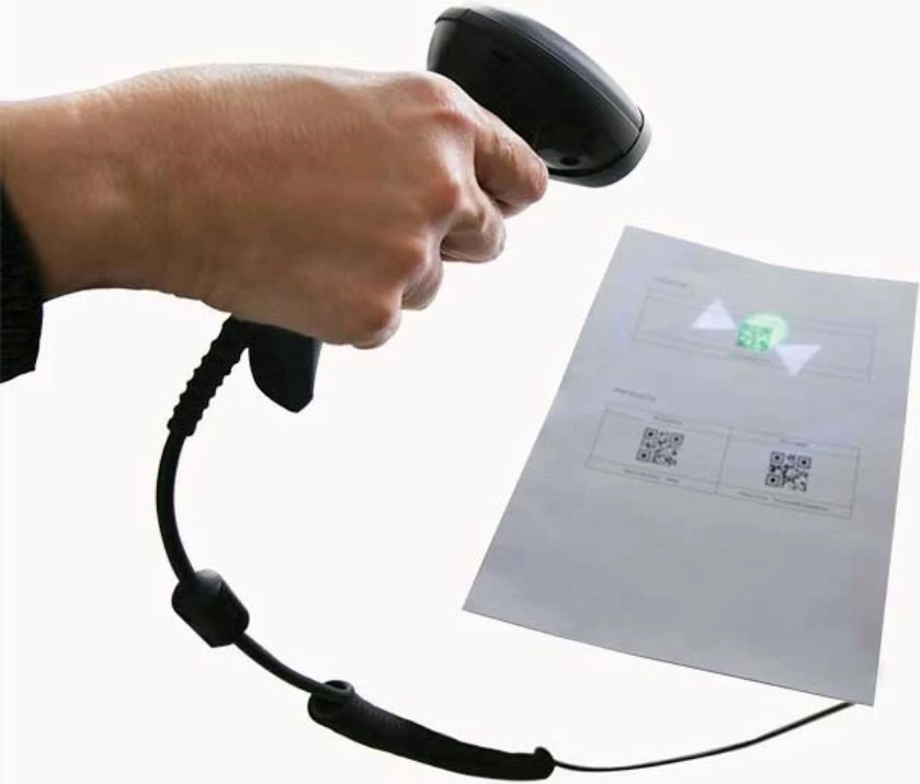 Ročni skener črtnih kod 1D/2D s kablom, črn Datalogic QuickScan QD2500