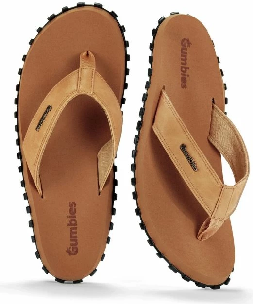 Minimalistične japonke Gumbies za moške, rjave