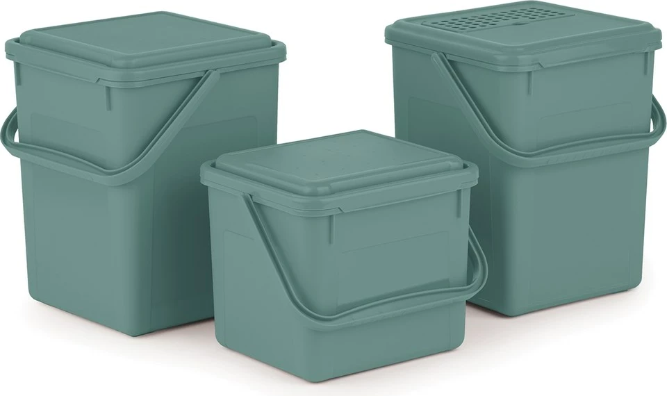 Kontejner za ločevanje odpadkov Rotho, 9 L, zelen