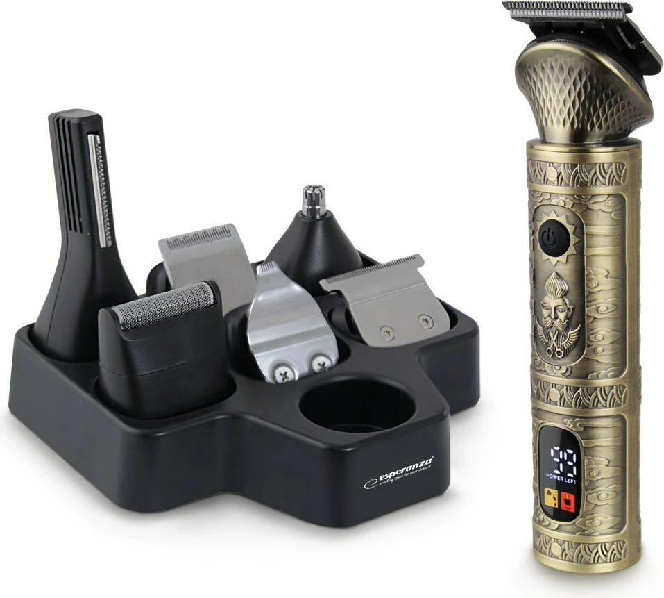 Brivnik 7-v-1 Esperanza EBC006, brezžični, iz nerjavečega jekla