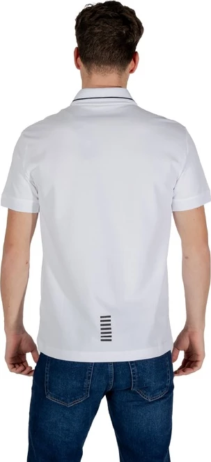 Majica polo za moške, bela, Ea7