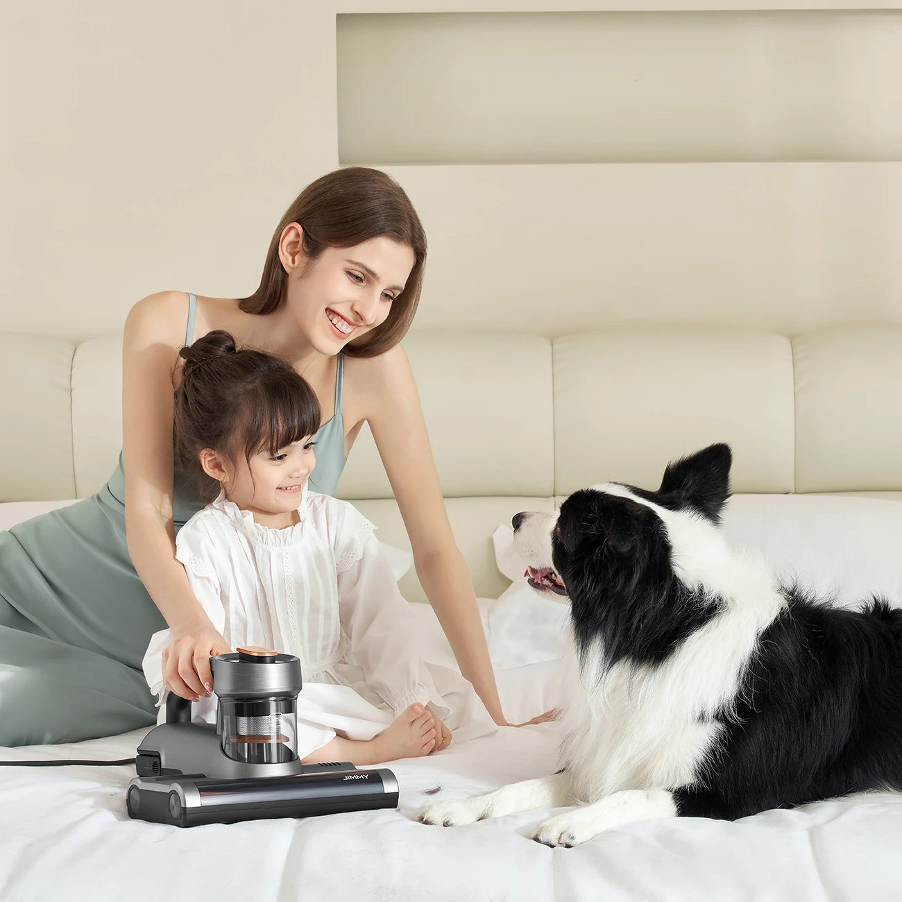 Sesalnik z električnim napajanjem JIMMY BX7, 600 W, 15 kPa, UV in ultrazvok, srebrno/črno