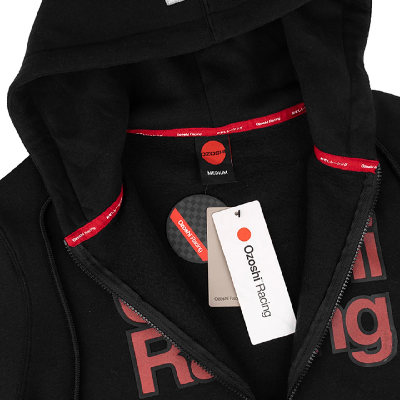 Pulover z kapuco za moške Ozoshi, črn