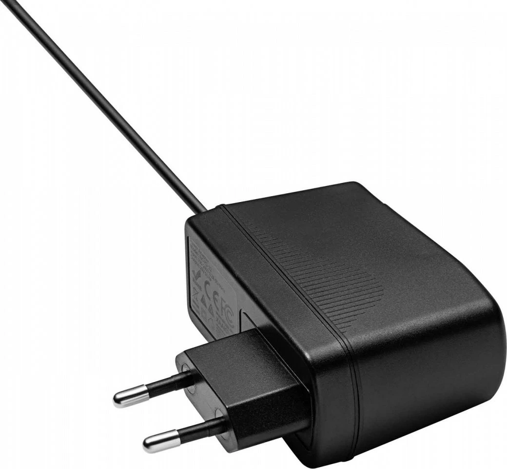 Stenski polnilec za baterijske sesalnike Tefal X-Force Flex AKYGA AK-PD-22, 29 V, 0,74 A, 21,46 W, 1,8 m, črn