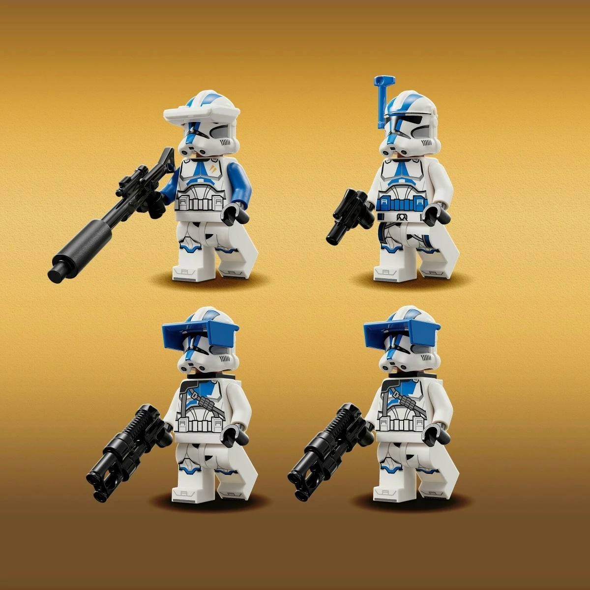 Set gradnikov LEGO Star Wars, Legija 501 Clone Troopers 75345, 119 kosov, plastika