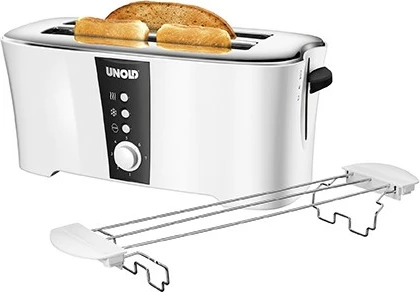 Tost za 4 rezine UNOLD Design Dual, 1350 W, bel