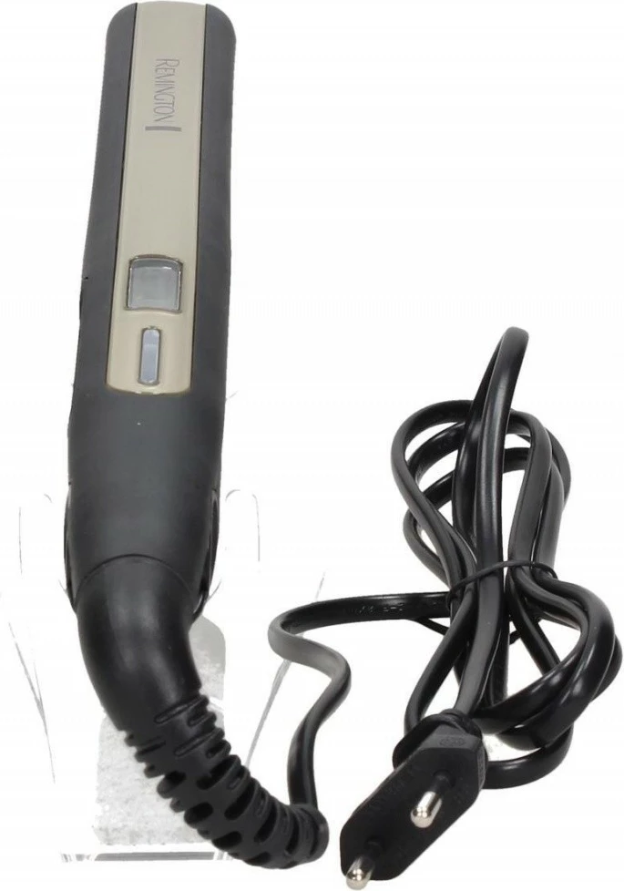 Ravne in kodralne plošče Remington Sleek&curl S6500, keramične, bež/črne