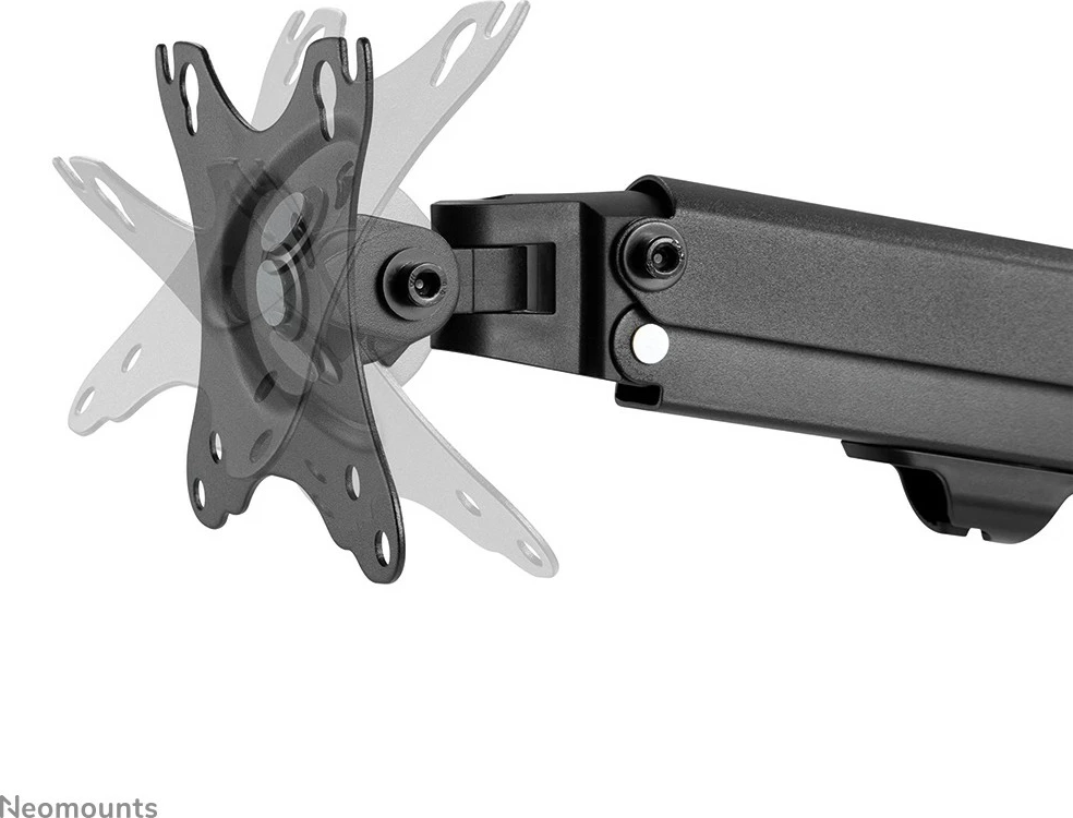 Nosilec za dva monitorja Neomounts FPMA-D650DBLACK, 17–27 palcev, nastavljiva višina z gas spring, črn Nosilec za dva monitorja Neomounts FPMA-D650DBLACK, 17–27 palcev, nastavljiva višina z gas spring, črn