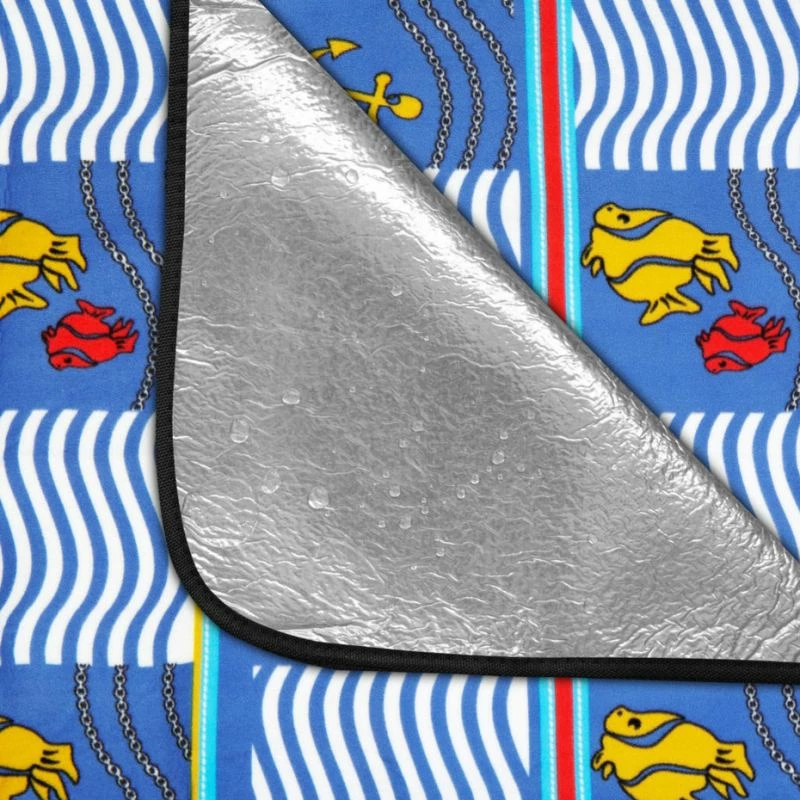 Piknik odeja Spokey, modra 150x180 cm