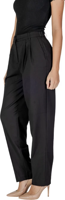 Hlače Vila Clothes ženske, črne