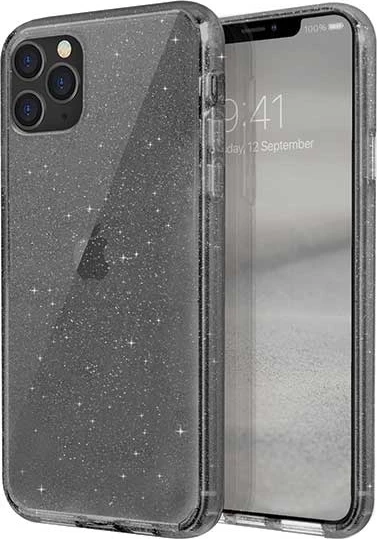 Ovitek z bleščicami LifePro Tinsel, UNIQ za iPhone 11 Pro Max, črn