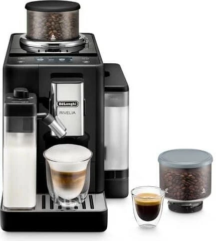 Kavni aparat DeLonghi Rivelia EXAM 440.55B, samodejen, 1,4 l, črn