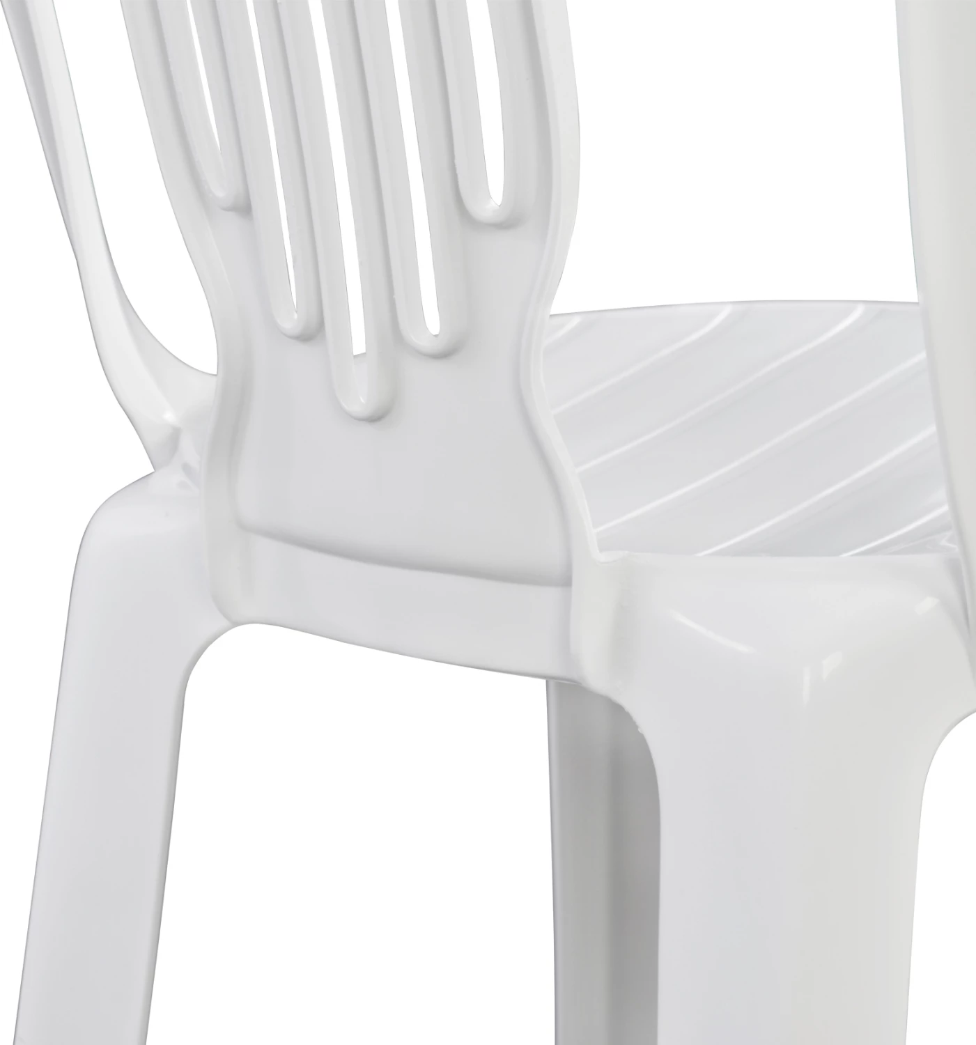 Plastični stol Dunaj beli 303002010 44x50x87 cm