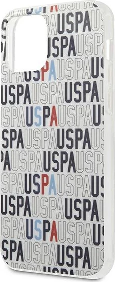 Ovitek Logo Mania za iPhone 12 Pro Max, U.S. Polo Assn. USHCP12LPCUSPA6, bel