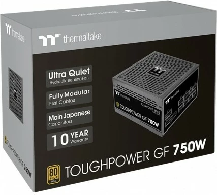 Napajalnik Thermaltake ToughPower GF 750W, modularen, 80 PLUS Gold, črn