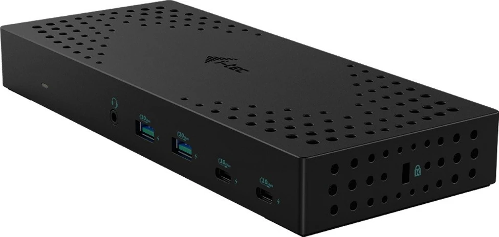 Dokovna postaja i-tec CATRIPLE4KDOCKPD2, 3x 4K, USB 3.0/USB-C/Thunderbolt, 100W, črna