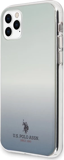 Ovitek Pattern Gradient za iPhone 11 Pro, U.S. Polo Assn. USHCN58TRDGLB, modra