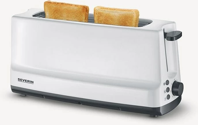 Tost za 2 rezini Severin AT 2232, 800 W, bel/siv Tost za 2 rezini Severin AT 2232, 800 W, bel/siv