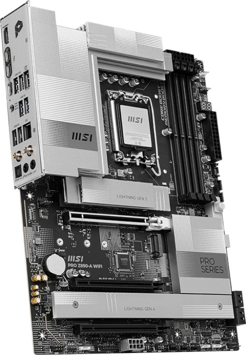 Matična plošča MSI PRO Z890-A WIFI, Intel Z890, LGA 1851, ATX, črna
