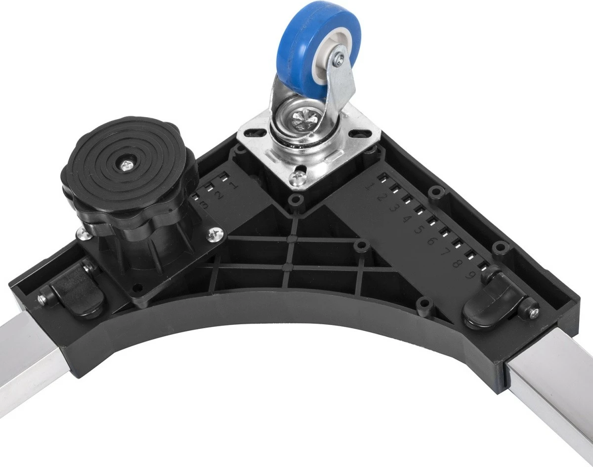 Premikljiva univerzalna podlaga Maclean MC-855, črno/srebrna