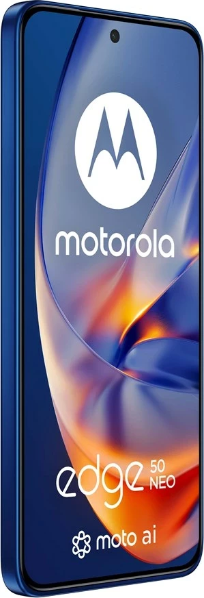 Pametni telefon Motorola Edge 50 Neo 5G, 6,4", 12 GB RAM, 512 GB, Nautical Blue
