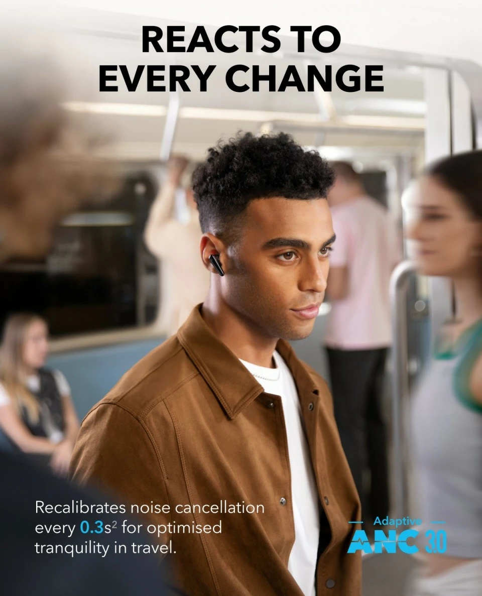 Brezžične slušalke Anker Soundcore Liberty 4 PRO, Bluetooth, ANC, črne